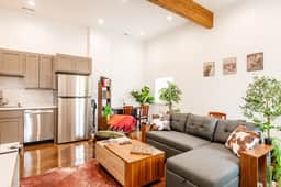 Vaulted Den — Chic 1BR with Fireplace, Sheridan WY - Image 3